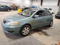 Salvage cars for sale from Copart Milwaukee, WI: 2006 Toyota Corolla CE
