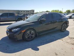 Salvage cars for sale at Wilmer, TX auction: 2018 Honda Civic EX