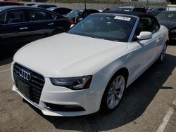 Salvage cars for sale at Rancho Cucamonga, CA auction: 2013 Audi A5 Premium Plus