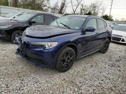 Salvage cars for sale at Bridgeton, MO auction: 2018 Alfa Romeo Stelvio Sport