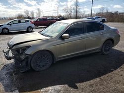Salvage cars for sale from Copart Montreal Est, QC: 2009 Honda Accord LX