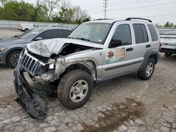 Salvage cars for sale from Copart Cahokia Heights, IL: 2006 Jeep Liberty Sport