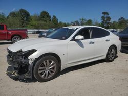 Salvage cars for sale at Hampton, VA auction: 2015 Infiniti Q70 3.7