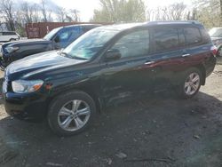 Salvage cars for sale at Baltimore, MD auction: 2009 Toyota Highlander Limited