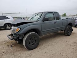 Salvage trucks for sale at Houston, TX auction: 2001 Toyota Tacoma Xtracab Prerunner