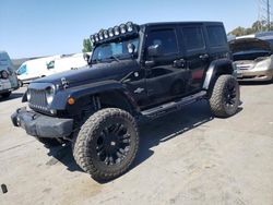 Salvage cars for sale at Hayward, CA auction: 2015 Jeep Wrangler Unlimited Sport