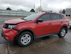 Salvage cars for sale at Littleton, CO auction: 2014 Toyota Rav4 LE