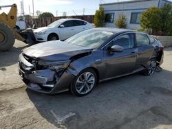 Salvage cars for sale at Wilmington, CA auction: 2018 Honda Clarity Touring