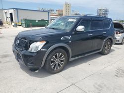 Salvage cars for sale at New Orleans, LA auction: 2019 Nissan Armada SV