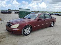 Mercedes-Benz salvage cars for sale: 2003 Mercedes-Benz S 500