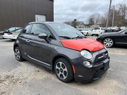 Salvage cars for sale from Copart North Billerica, MA: 2015 Fiat 500 Electric