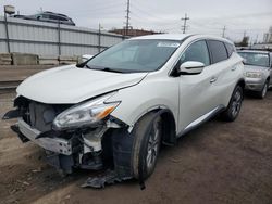 Salvage cars for sale from Copart Chicago Heights, IL: 2017 Nissan Murano S