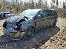 Salvage cars for sale from Copart Ontario Auction, ON: 2015 Dodge Grand Caravan SE