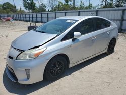 Salvage cars for sale from Copart Riverview, FL: 2013 Toyota Prius