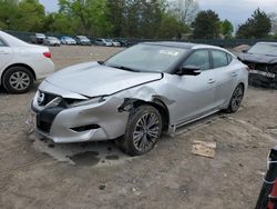 Salvage cars for sale from Copart Madisonville, TN: 2017 Nissan Maxima 3.5S