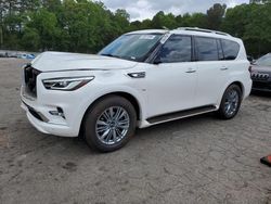 Salvage cars for sale at Austell, GA auction: 2019 Infiniti QX80 Luxe