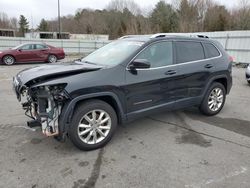 Salvage cars for sale from Copart Assonet, MA: 2015 Jeep Cherokee Limited