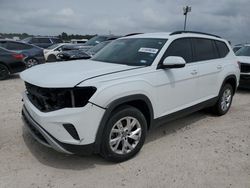 Salvage cars for sale from Copart Houston, TX: 2021 Volkswagen Atlas S