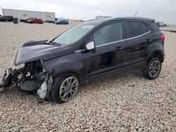 Salvage cars for sale from Copart Temple, TX: 2020 Ford Ecosport Titanium