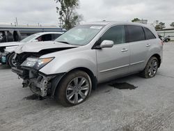 Salvage cars for sale at Tulsa, OK auction: 2011 Acura MDX Advance