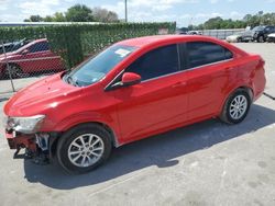 Salvage cars for sale at Orlando, FL auction: 2017 Chevrolet Sonic LT