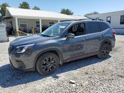 Salvage cars for sale from Copart Prairie Grove, AR: 2022 Subaru Forester Sport