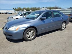 Salvage cars for sale at Pennsburg, PA auction: 2007 Honda Accord SE