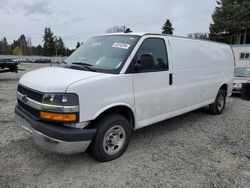 Salvage trucks for sale at Graham, WA auction: 2019 Chevrolet Express G2500