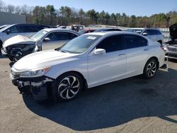 Salvage cars for sale from Copart Exeter, RI: 2016 Honda Accord EXL