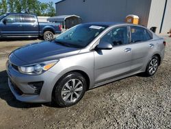 Salvage cars for sale at Spartanburg, SC auction: 2021 KIA Rio LX