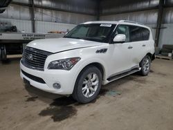 Salvage cars for sale at Des Moines, IA auction: 2012 Infiniti QX56