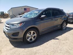 Salvage cars for sale from Copart Amarillo, TX: 2018 Ford Edge SE