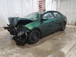 Salvage cars for sale from Copart Central Square, NY: 2015 Toyota Corolla L