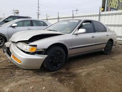 Salvage cars for sale at Chicago Heights, IL auction: 1996 Honda Accord LX