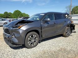 Salvage cars for sale from Copart Mocksville, NC: 2021 Toyota Highlander Hybrid XLE
