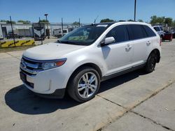 Salvage cars for sale at Sacramento, CA auction: 2013 Ford Edge Limited
