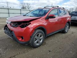 Salvage cars for sale at Lansing, MI auction: 2015 Toyota Rav4 XLE