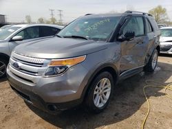 Salvage cars for sale at Elgin, IL auction: 2013 Ford Explorer XLT