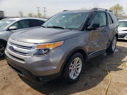 Ford Explorer salvage cars for sale: 2013 Ford Explorer XLT