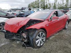 Salvage cars for sale at Arlington, WA auction: 2020 Tesla Model S