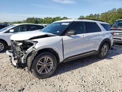 Salvage cars for sale at Houston, TX auction: 2020 Ford Explorer XLT