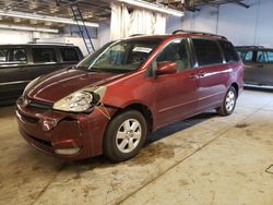 Salvage cars for sale from Copart Wheeling, IL: 2005 Toyota Sienna XLE