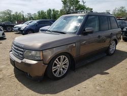 Salvage cars for sale at Baltimore, MD auction: 2010 Land Rover Range Rover HSE Luxury