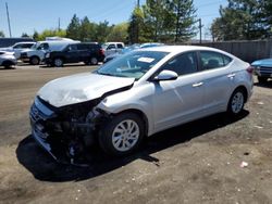 Hyundai salvage cars for sale: 2019 Hyundai Elantra SE