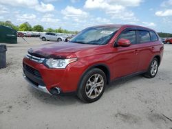 Vehiculos salvage en venta de Copart Midway, FL: 2015 Mitsubishi Outlander SE