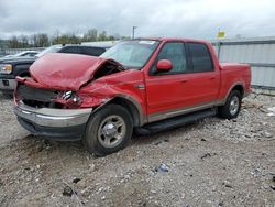 Salvage trucks for sale at Lawrenceburg, KY auction: 2002 Ford F150 Supercrew