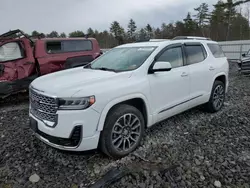 Salvage cars for sale at Windham, ME auction: 2021 GMC Acadia Denali