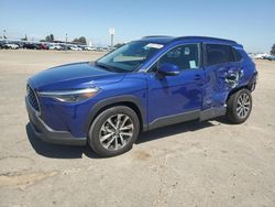 Salvage cars for sale at Fresno, CA auction: 2023 Toyota Corolla Cross XLE