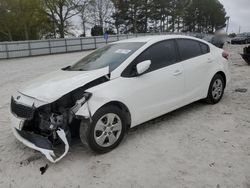 Salvage cars for sale at Loganville, GA auction: 2017 KIA Forte LX