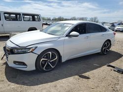 Salvage cars for sale from Copart Kansas City, KS: 2020 Honda Accord Sport